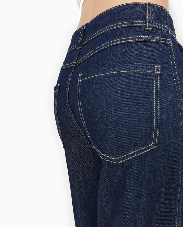 Jean wide taille haute bleu - Pimkie