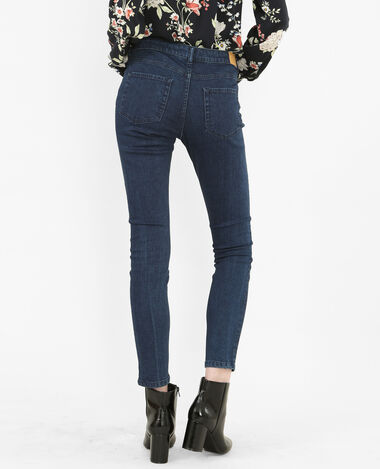 Skinny mid waist bleu - Pimkie