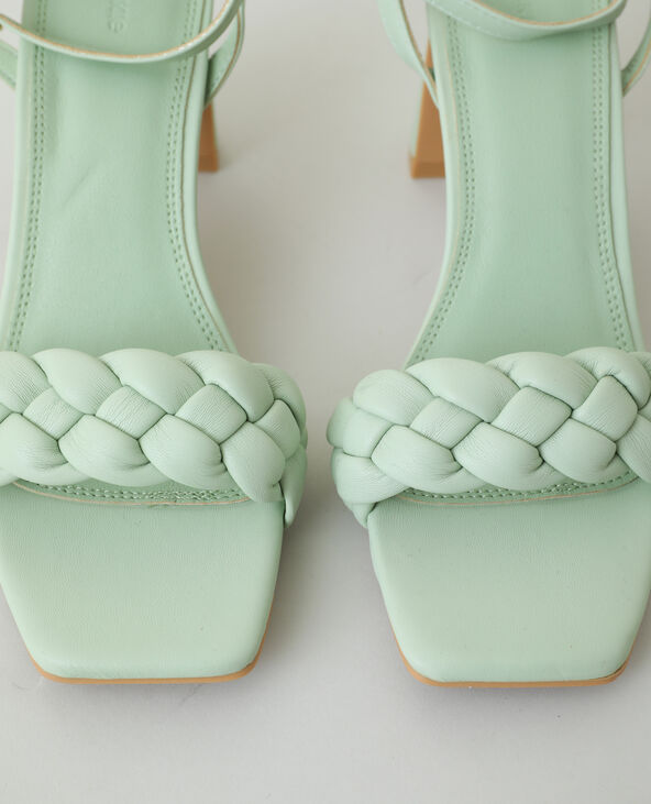 Sandales talons vertes shop