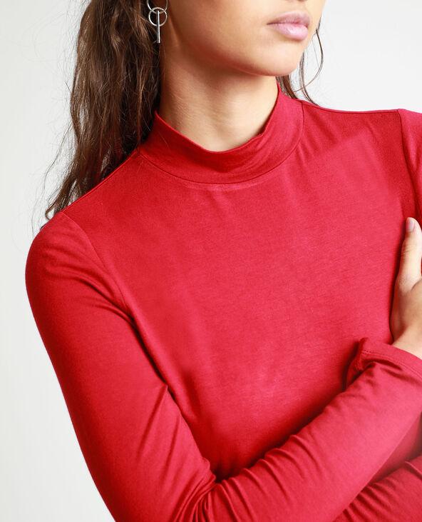 Sous pull rouge outlet