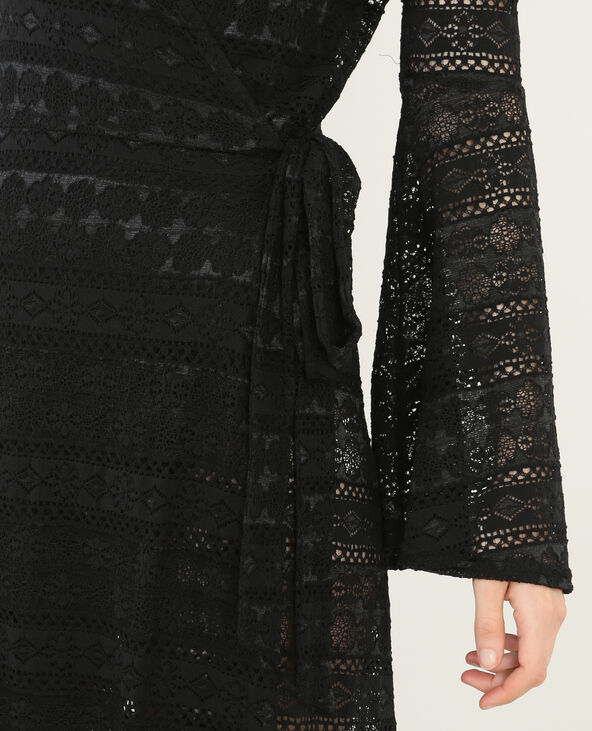 Robe longue en dentelle noir - Pimkie