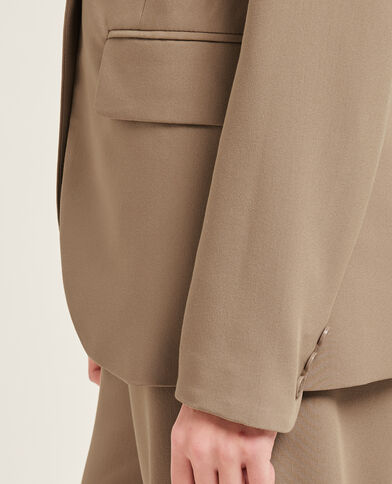 Veste blazer cintrée camel - Pimkie