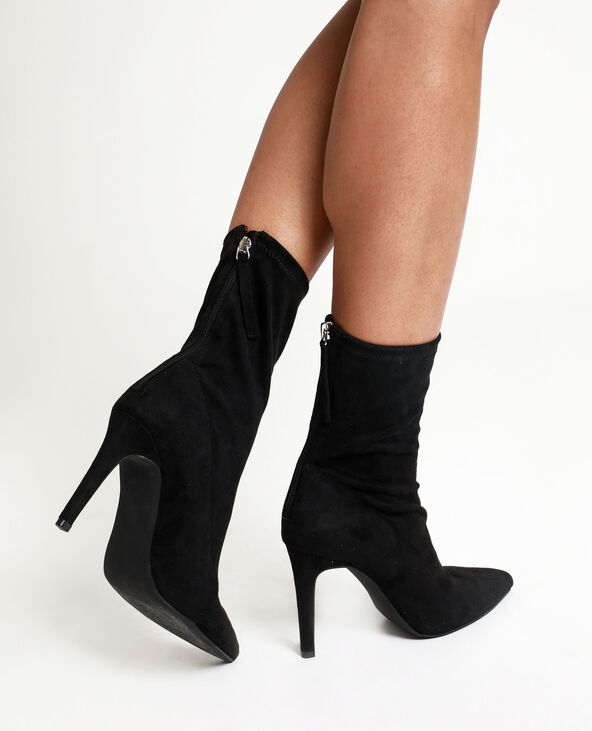 Bottes suédine noir - Pimkie