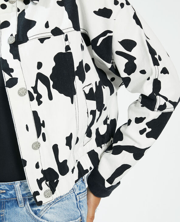 Veste en jean vachette noir - Pimkie