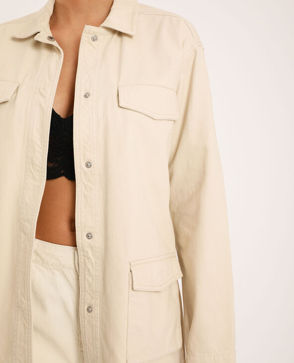 Veste saharienne blanc - Pimkie