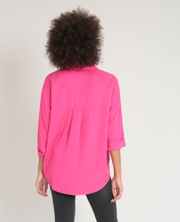 Chemise XL fluide rose fuchsia - Pimkie