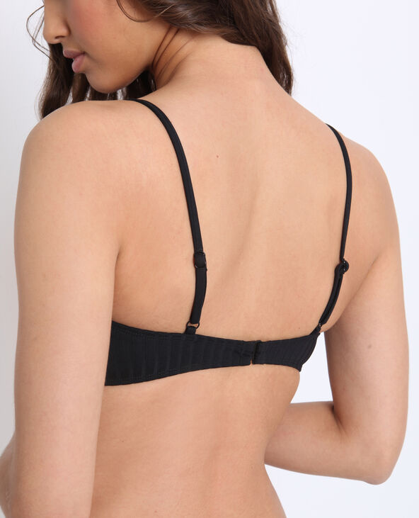 Bandeau bikini noir - Pimkie