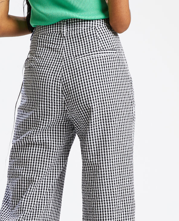 Pantalon droit taille haute noir - Pimkie