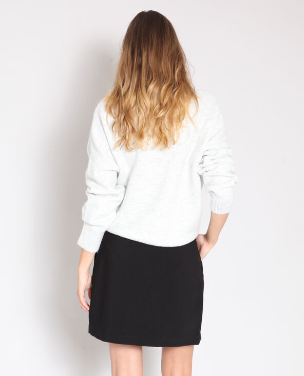 Pull chaud gris chiné - Pimkie