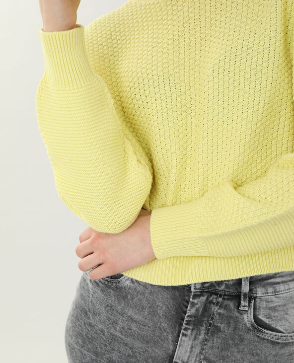 Pull maille reliefee