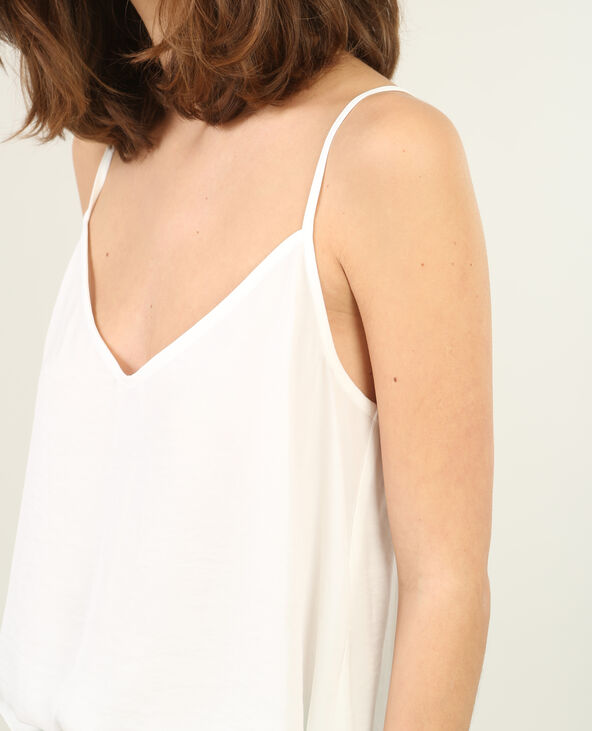Top fluide dos lacet blanc - Pimkie