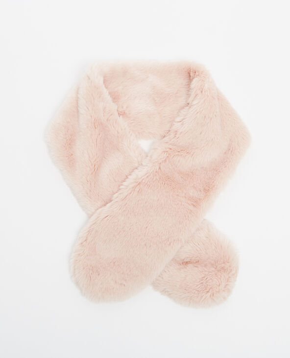 Echarpe en fausse fourrure rose - Pimkie