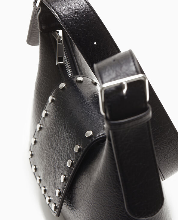 Sac porté épaule avec clous noir - Pimkie