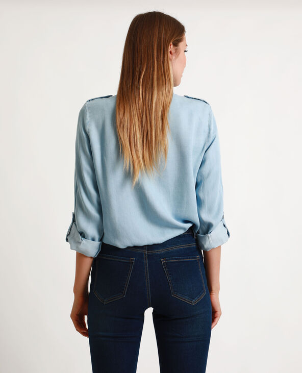 Chemise en jean Jean bleached - Pimkie