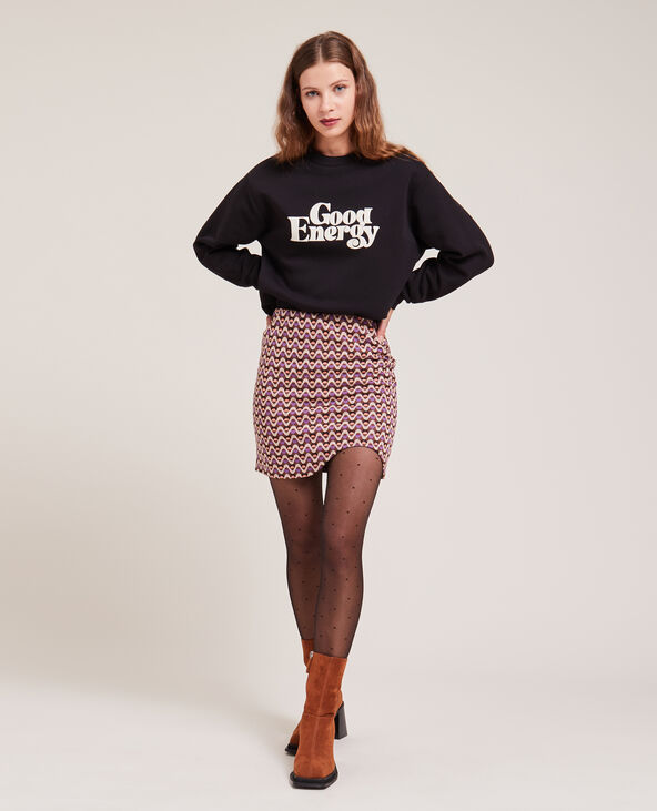 Jupe courte avec ouverture violet - Pimkie