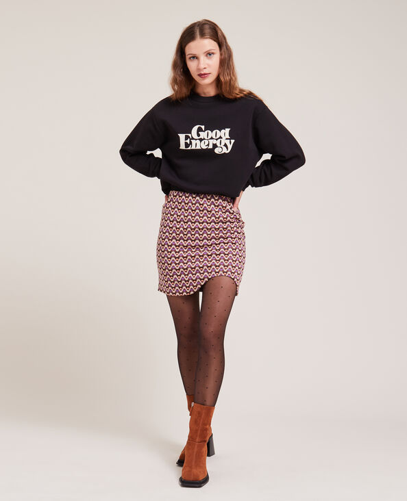 Jupe courte avec ouverture violet - Pimkie