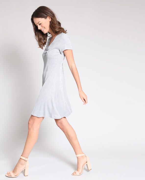 Robe patineuse gris chiné - Pimkie