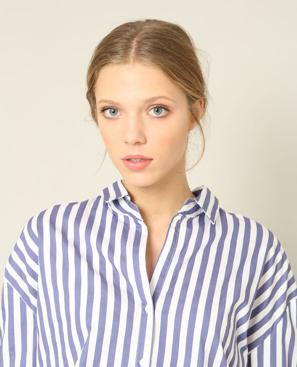 Chemise à rayures bleu clair - Pimkie