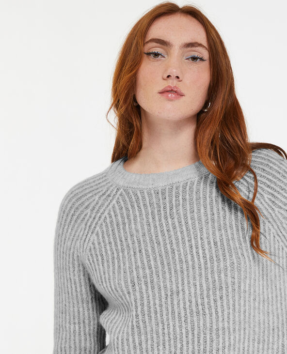 Pull en maille c tel e effet ray