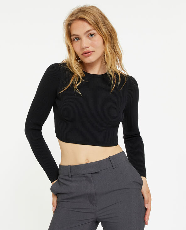 Pull court hotsell noir femme