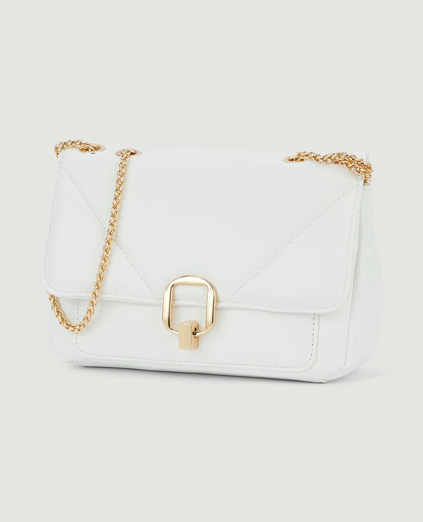 Sac pochette avec chaines blanc - Pimkie
