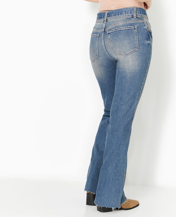 Jean flare taille basse avec ceinture Pimkie