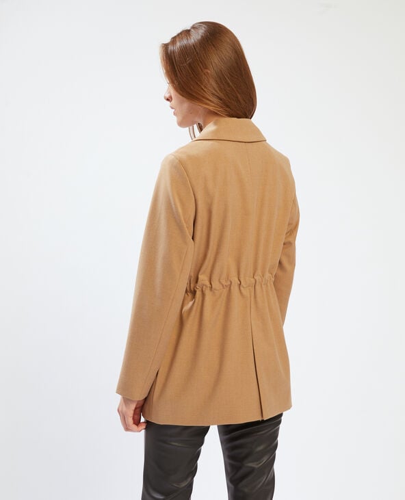 Veste blazer ajustable camel - Pimkie