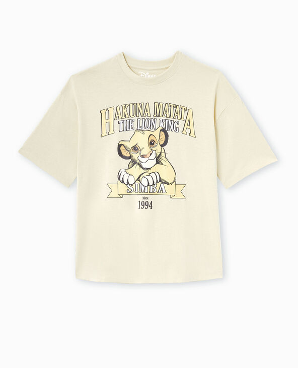 T-shirt oversize THE LION KING beige - Pimkie