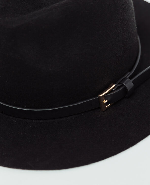 Chapeau en feutrine noir - Pimkie