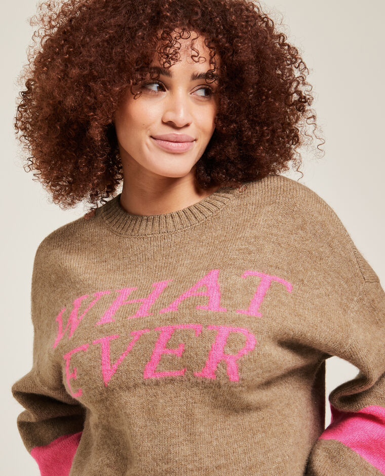 Pull court avec message camel - Pimkie