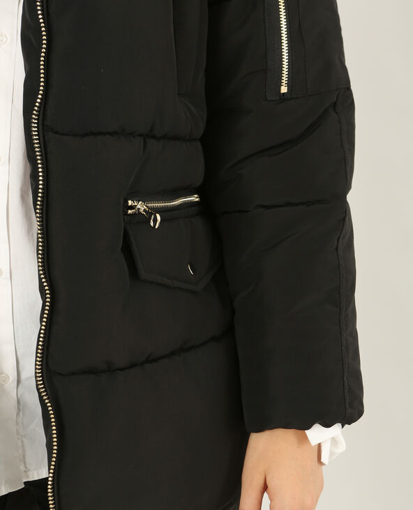 Doudoune longue XL noir - Pimkie