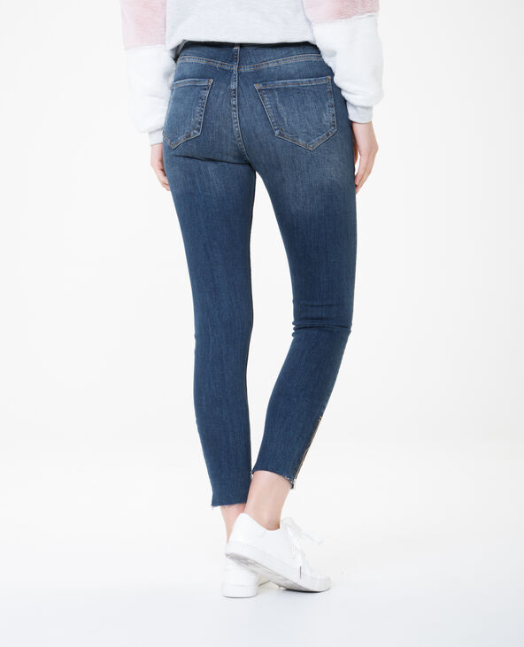 Skinny mid waist bleu foncé - Pimkie