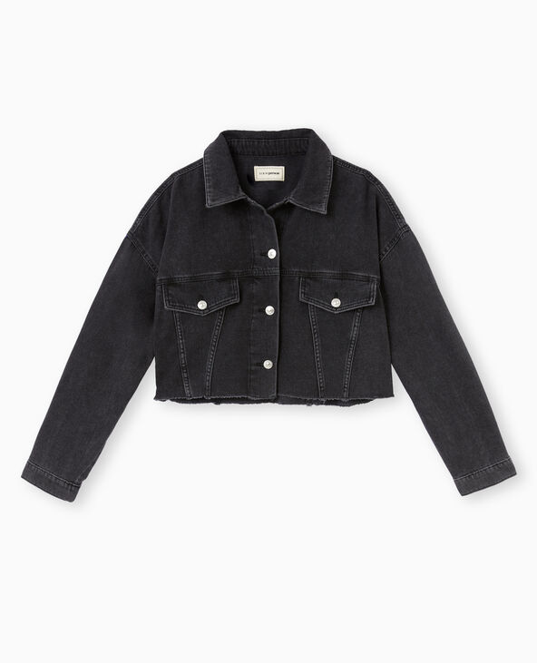 Veste en jean noir pimkie outlet