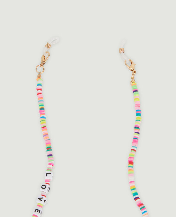 Chaîne pour lunettes jaune - Pimkie
