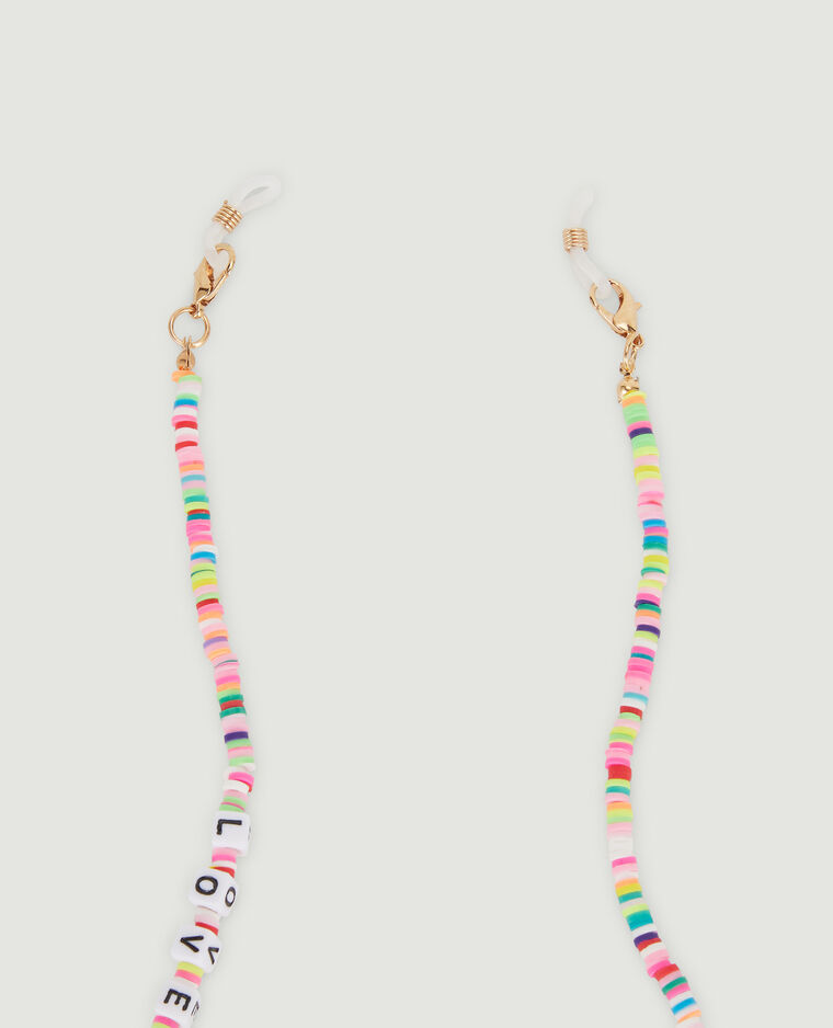 Chaîne pour lunettes jaune - Pimkie