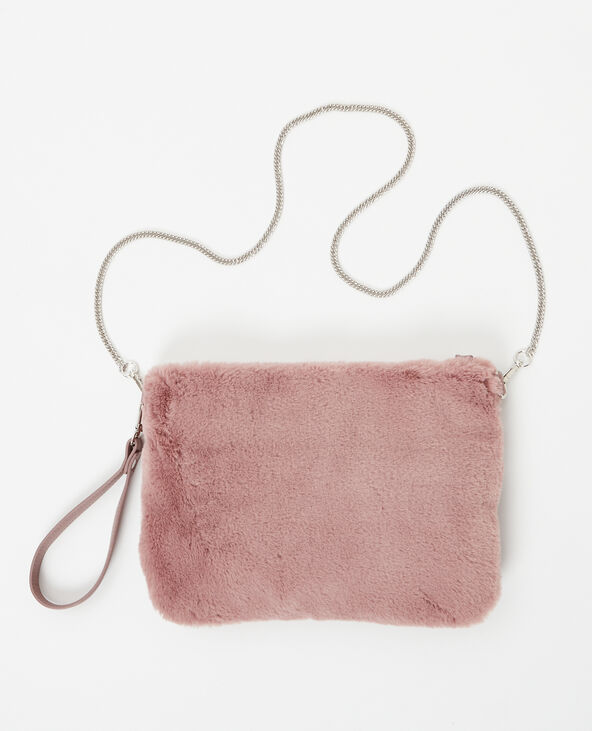 Grand sac pochette en fausse fourrure Pimkie