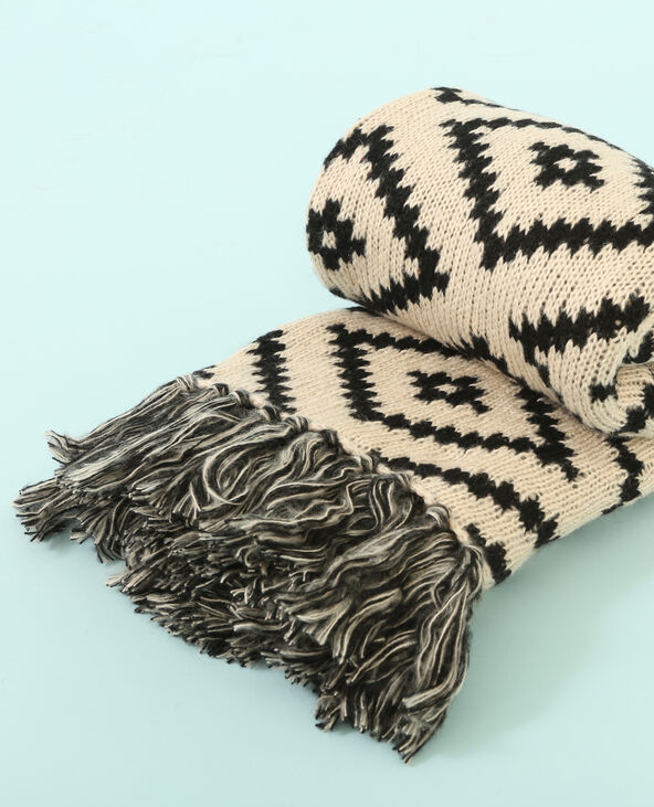 Grand plaid Home noir - Pimkie