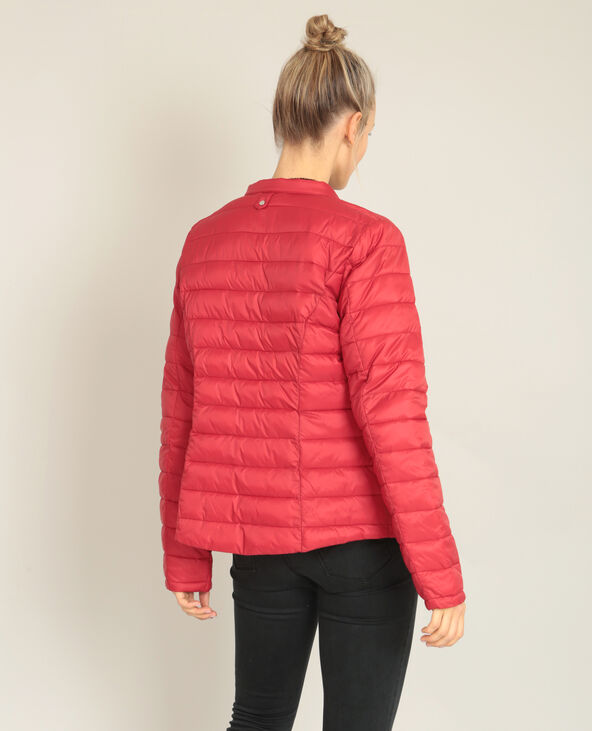 Doudoune fine rouge shop