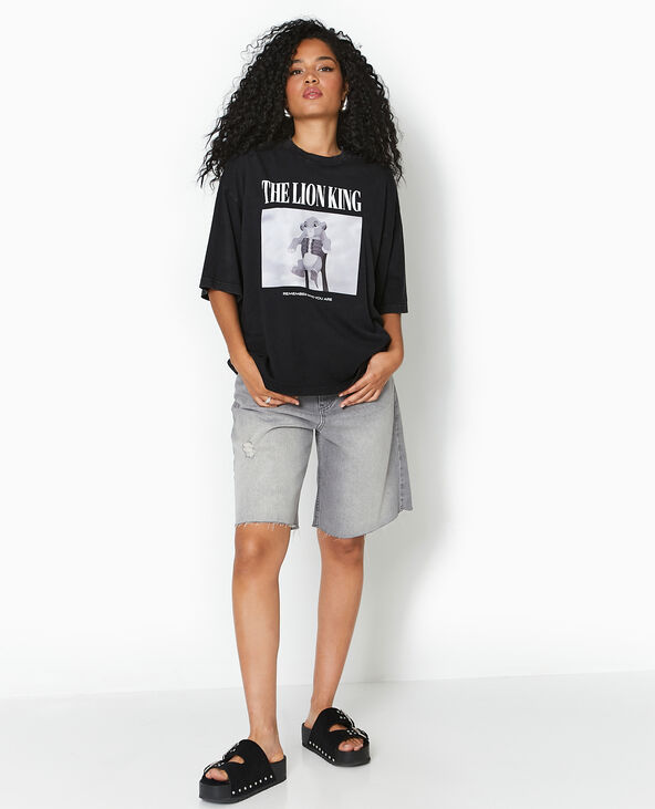 T-shirt oversize THE LION KING noir - Pimkie
