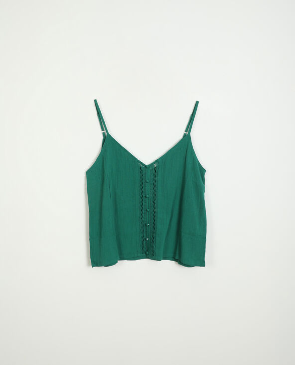 Top plumetis vert émeraude - Pimkie