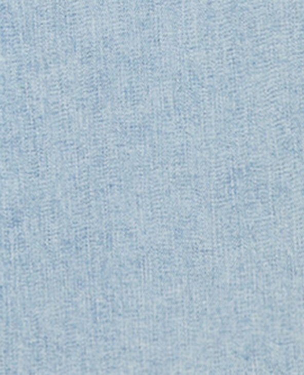 Jean wide taille haute bas coupés bleu - Pimkie