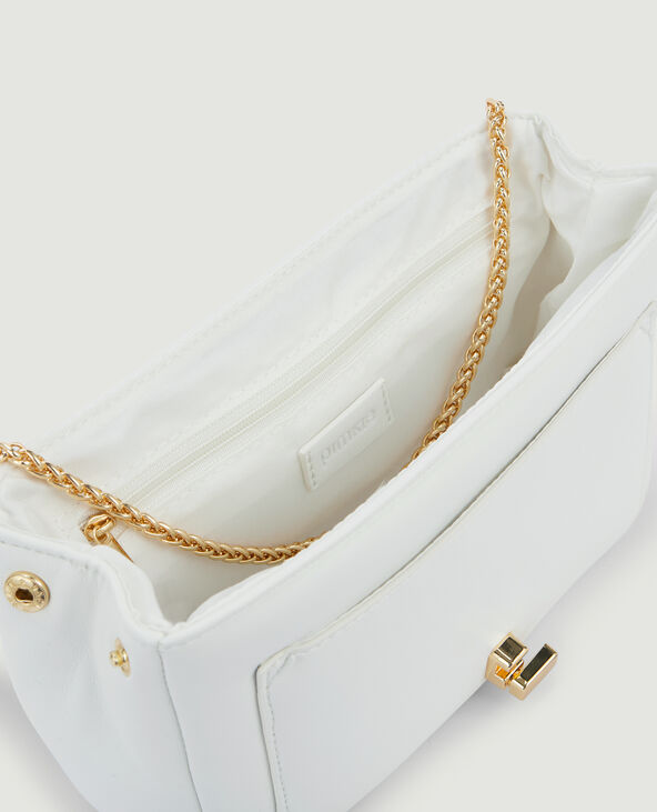 Sac pochette avec chaines blanc - Pimkie