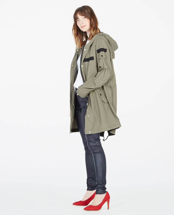 Parka légère à capuche vert kaki - Pimkie