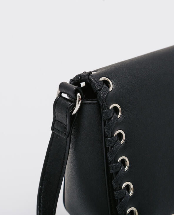 Sac boxy à œillets noir - Pimkie