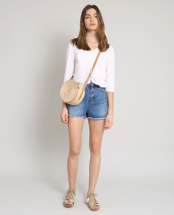 Blouse courte blanc - Pimkie
