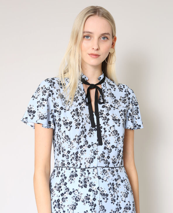 Robe à col montant bleu - Pimkie