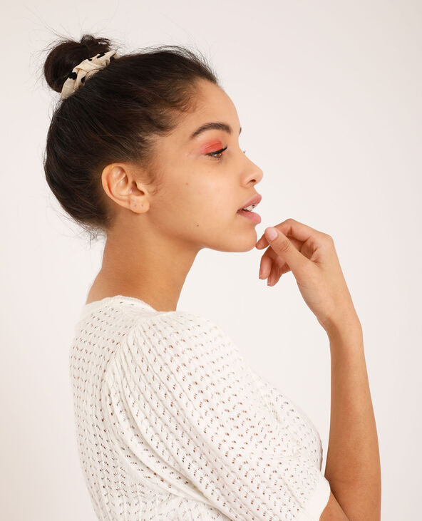 Pull à manches courtes blanc - Pimkie