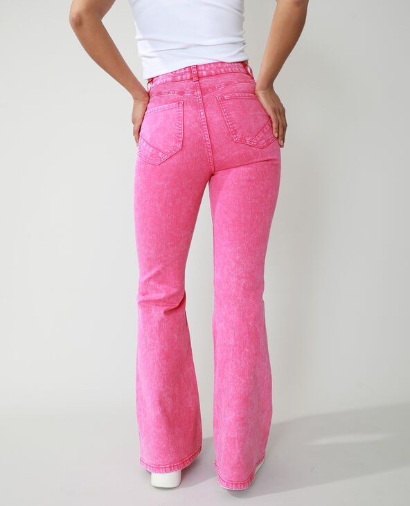 Jean flare high waist rose clair - Pimkie