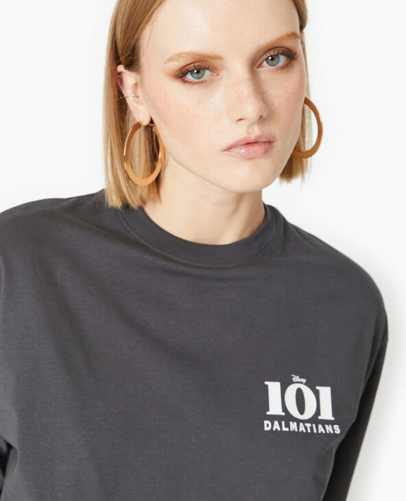 T-shirt oversize 101 DALMATIANS gris foncé - Pimkie