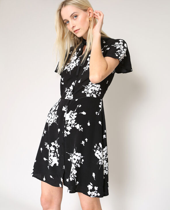 Robe à col montant noir - Pimkie